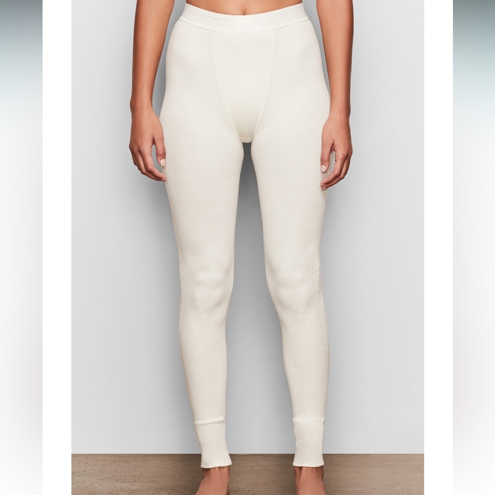Skims Cotton Ribbed Leggings